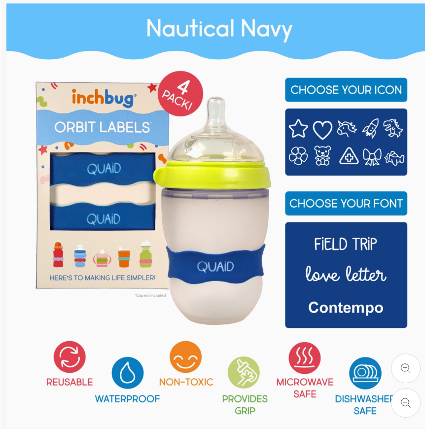 Silicone Cup Labels