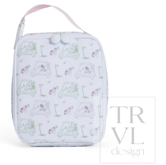 PUTT PUTT Pink- Insulated Lunch Bag