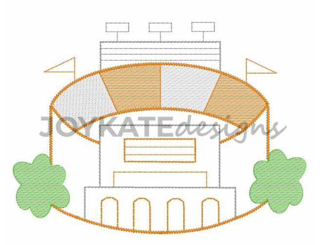 Vintage Stadium Embroidered Bubble