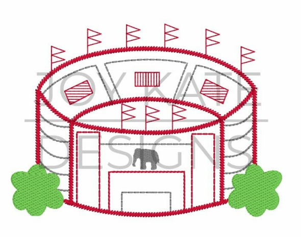 Vintage Stadium Embroidered Bubble