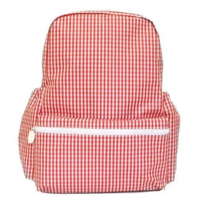Gingham Red Backpacker