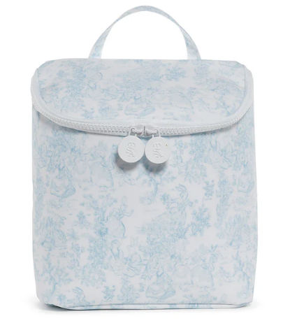 Bunny Toile Blue- Take Away Insulated Lunch Bag