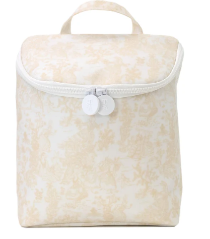 Bunny Toile Sand- Take Away Insulated Lunch Bag