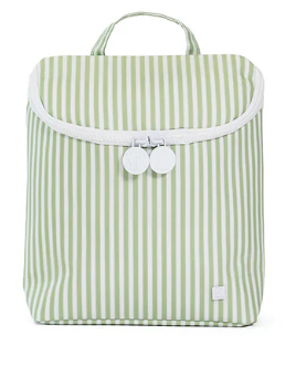 Pimlico Stripe Sage- Take Away Insulated Lunch Bag