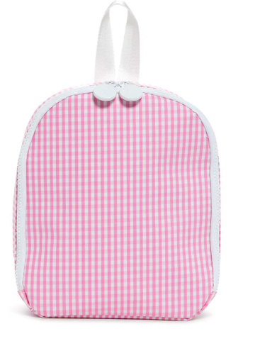 Gingham Pink-Bring It Insulated Lunch Bag