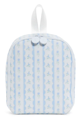 Ribbon Floral Blue-Bring It Insulated Lunch Bag