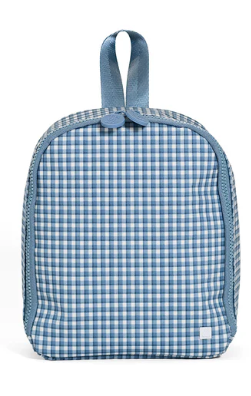 Rodeo Check Indigo-Bring It Insulated Lunch Bag