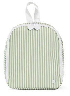 Pimlico Stripe Sage-Bring It Insulated Lunch Bag