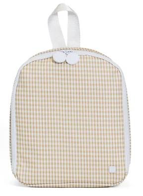 Gingham New Khaki 3-Bring It Insulated Lunch Bag