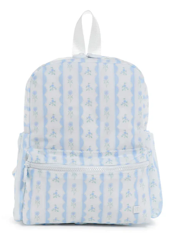 Ribbon Floral Blue MINI Backer