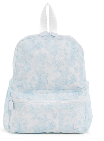 Bunny Toile Blue MINI Backer