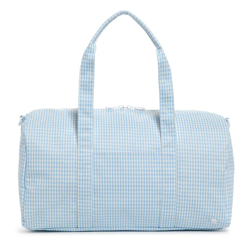 Gingham Mist-Weekender Duffel
