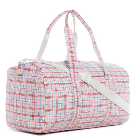 Classic Plaid Red-Weekender Duffel