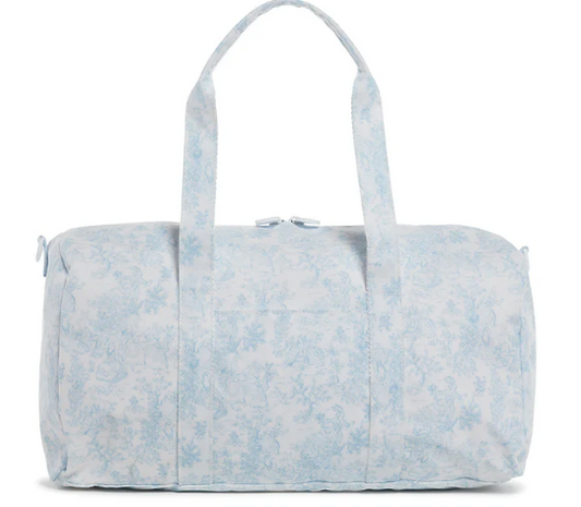 Bunny Toile Blue-Weekender Duffel