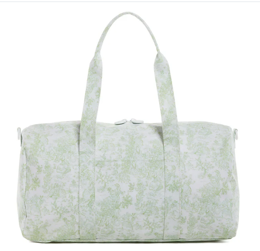 Bunny Toile Green-Weekender Duffel