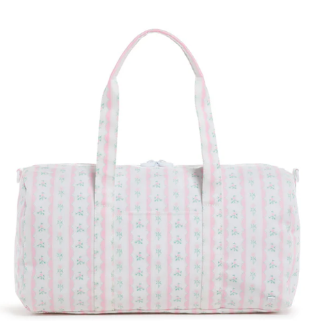 Ribbon Floral Pink-Weekender Duffel