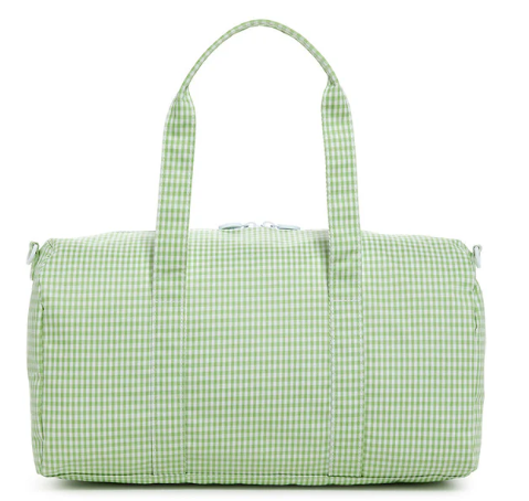 Gingham Leaf2-Weekender Duffel