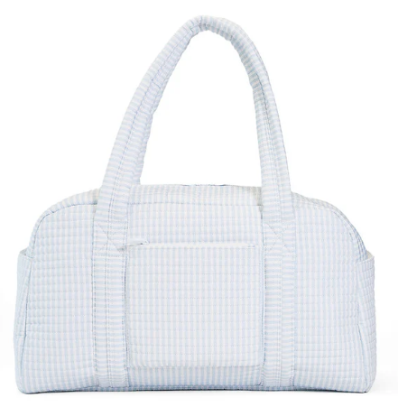 Pimlico Stripe Blue- Quilted Grande Duffel