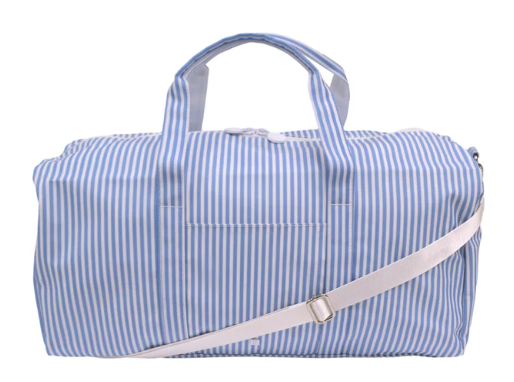 Pimlico Stripe Chambray- XL Weekender Duffel Bag