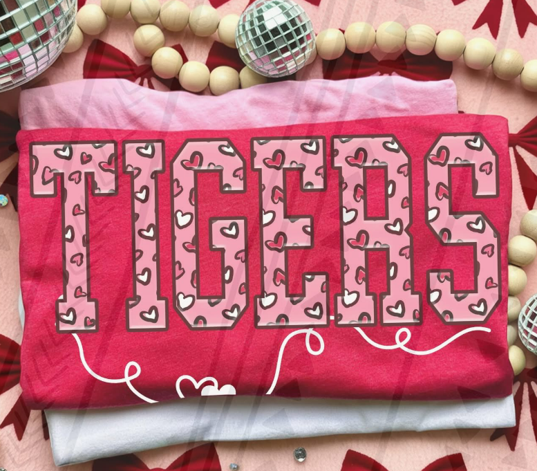 Heart Mascot Sweatshirts (Type Mascot In Personalization Box)