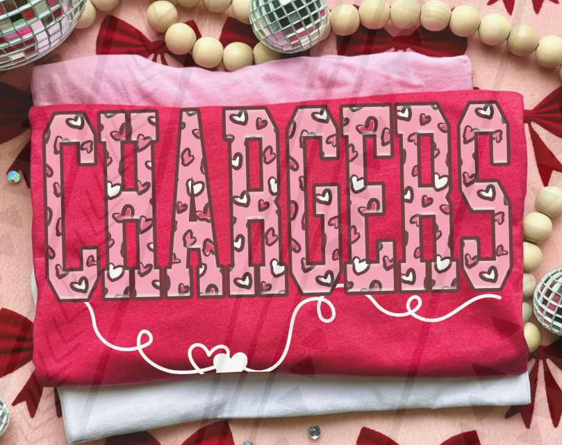 Heart Mascot Sweatshirts (Type Mascot In Personalization Box)