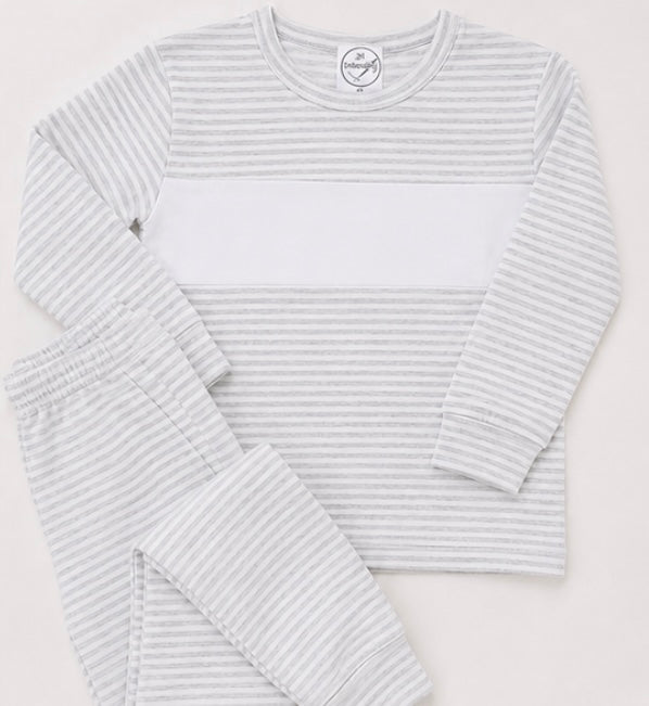 Unisex Stripe Jogger Set