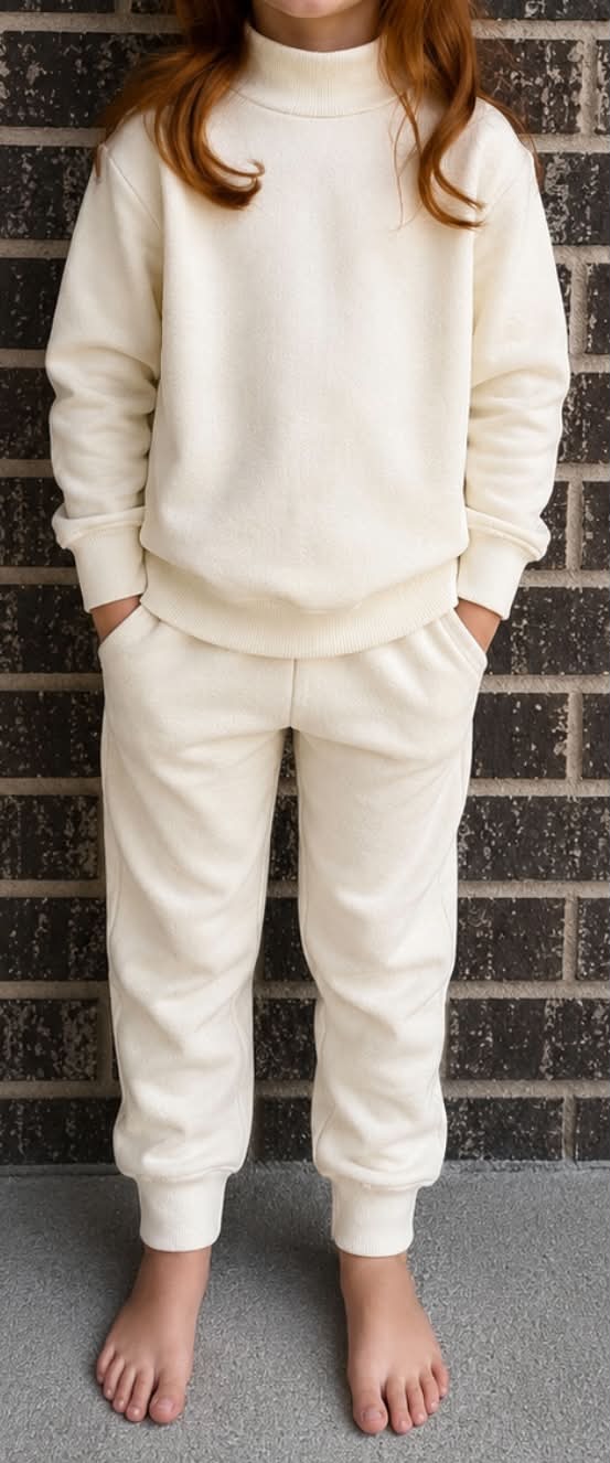 Unisex Mock Neck Jogger Sets